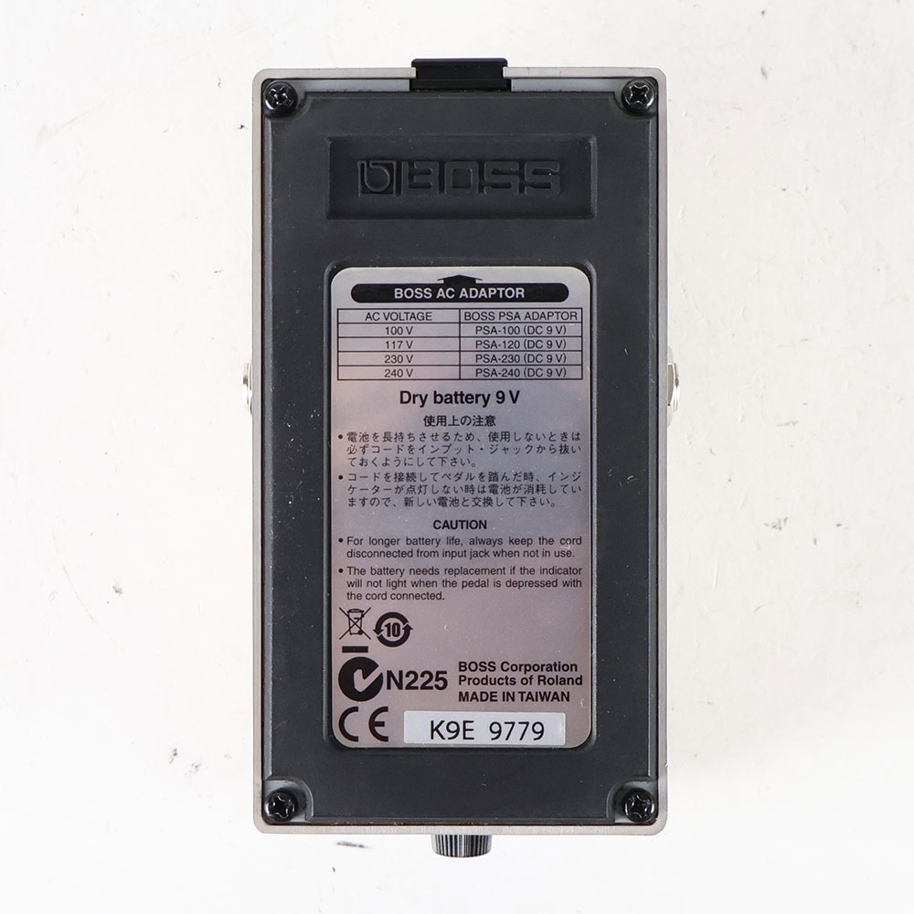 【中古】イコライザー エフェクター BOSS GEB-7 Bass Equalizer ベースエフェクター 裏面