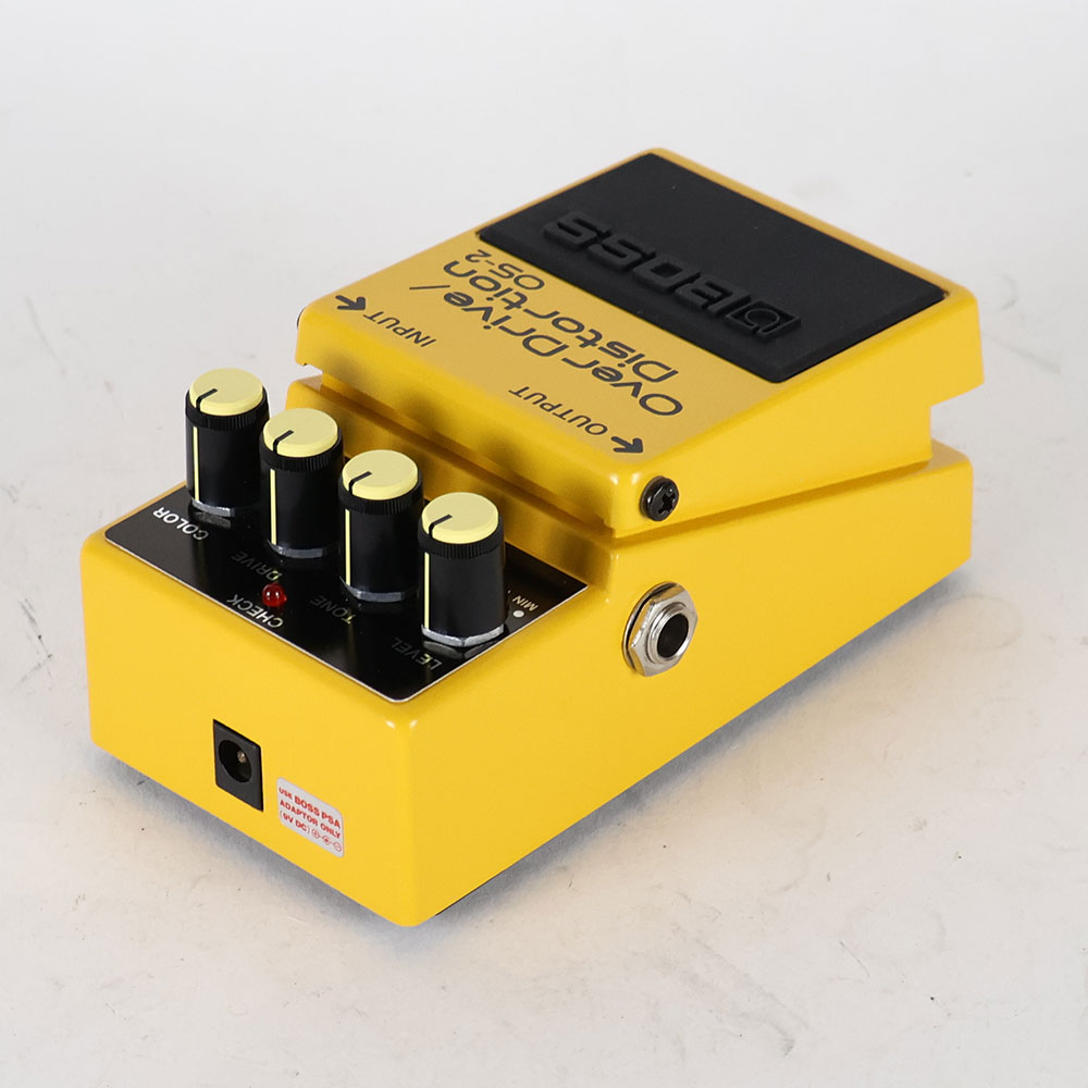 【中古】オーバードライブ ディストーション エフェクター BOSS OS-2 OverDrive Distortion ギターエフェクター 全体