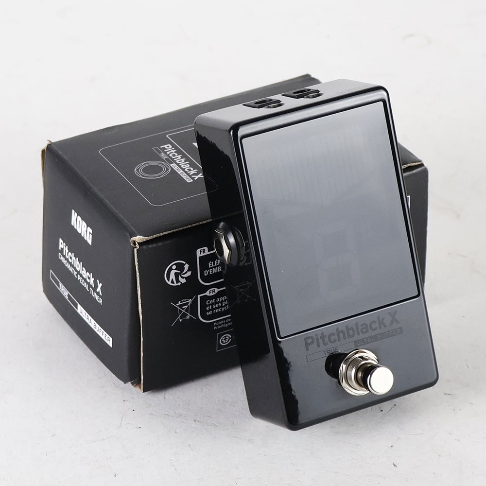 【中古】 KORG PITCHBLACK X PB-X ピッチブラック ペダルチューナー