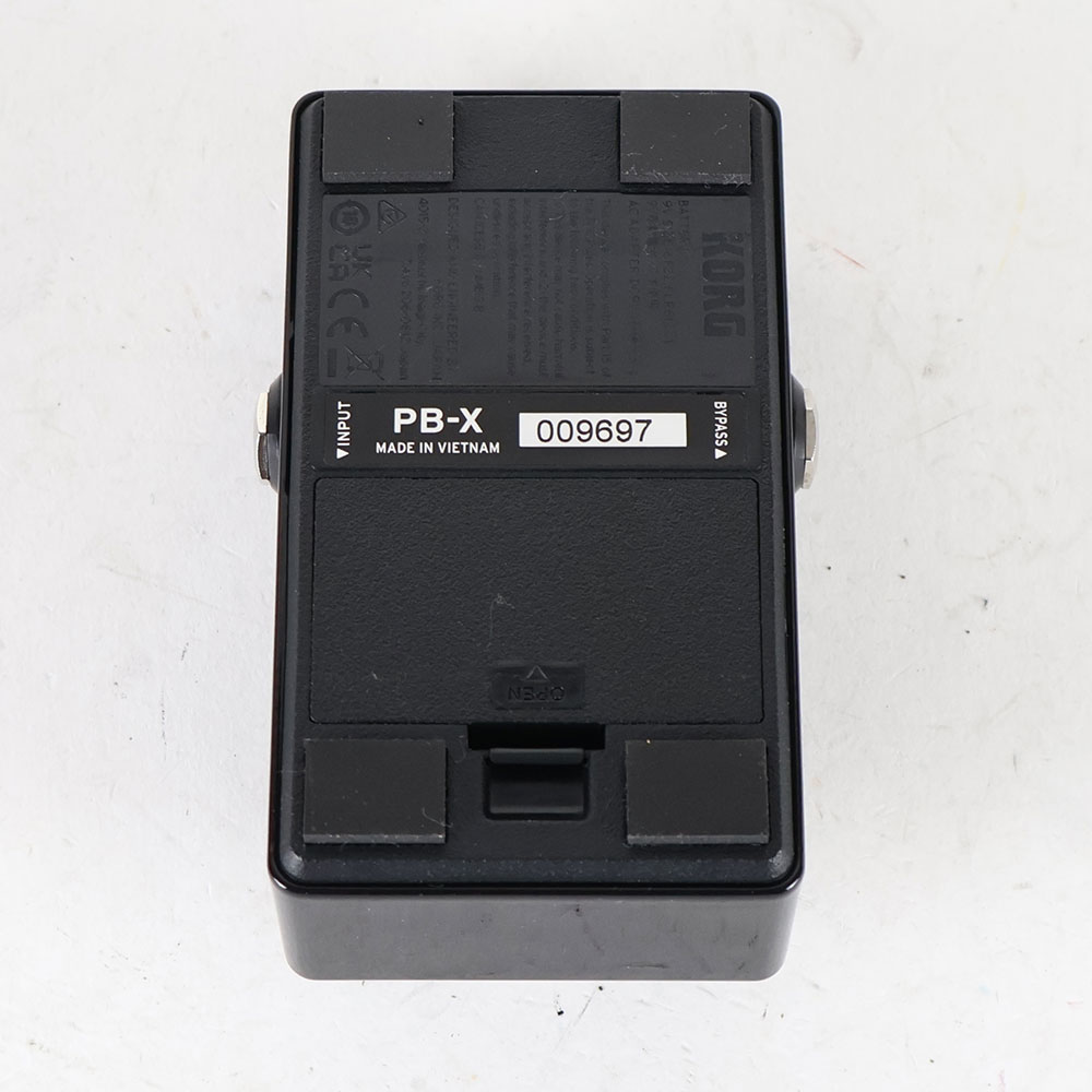 【中古】 KORG PITCHBLACK X PB-X ピッチブラック ペダルチューナー 裏面
