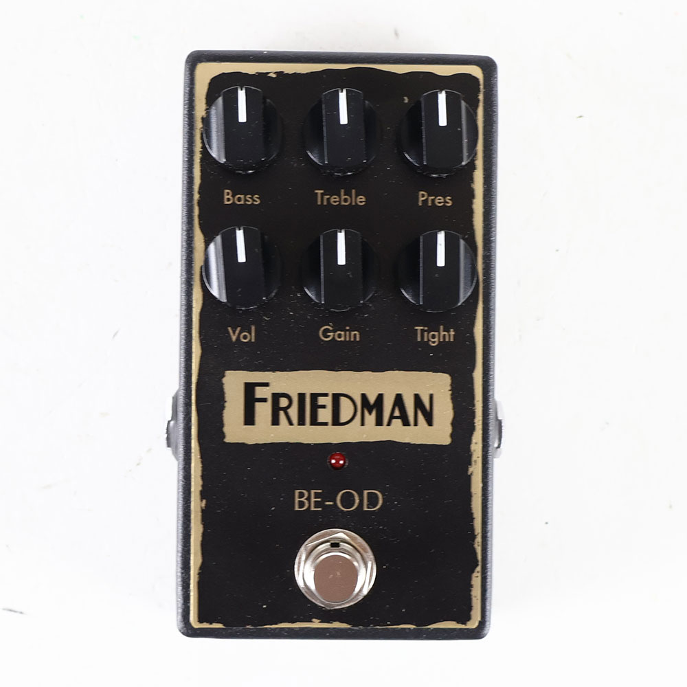 【中古】 オーバードライブ エフェクター Friedman BE-OD ギターエフェクター 正面
