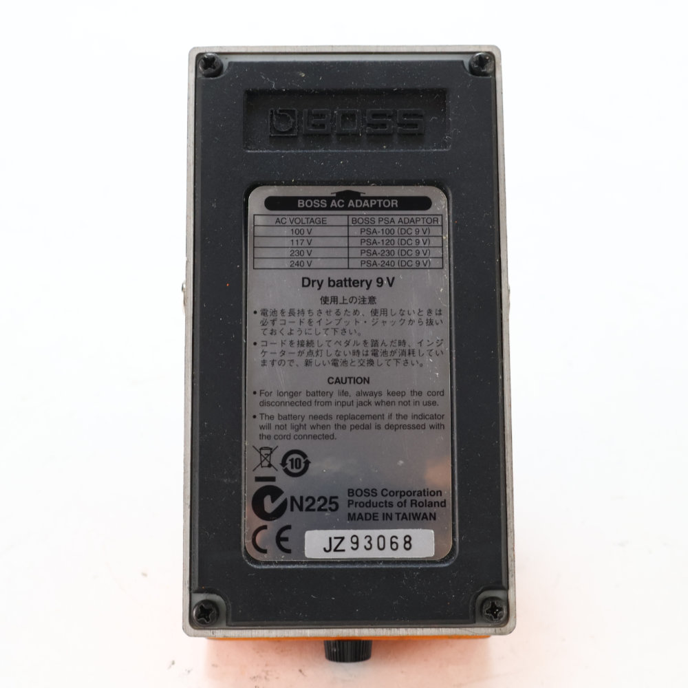 【中古】ディストーション エフェクター BOSS DS-1 Distortion ギターエフェクター ボトム画像