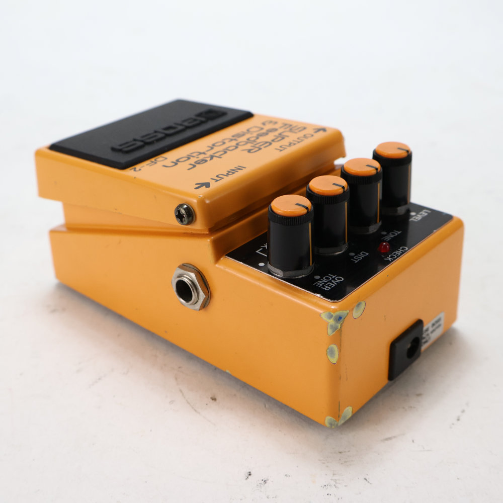 【中古】スーパーフィードバッカー ディストーション エフェクター BOSS DF-2 Made in Japan SUPER Feedbacker&Distortion 側面