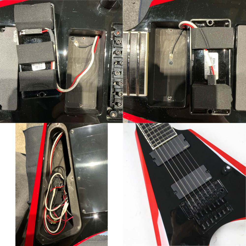 【中古】 ESP E-II 7弦エレキギター Arrow-7 BABYMETAL BK/RED べビーメタル アロウ7 詳細画像