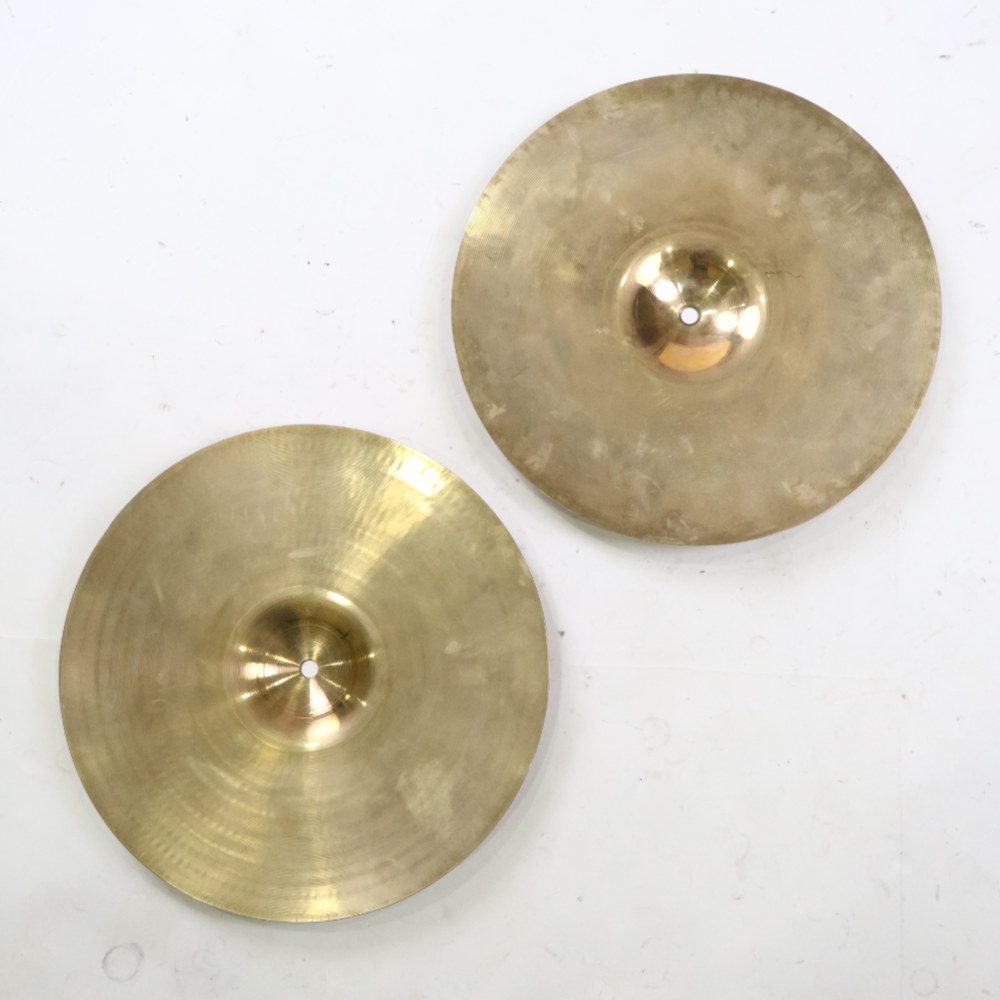 【中古】 ハイハットシンバル ジルジャン ZILDJIAN A CUSTOM HIHAT 14インチ ハイハットシンバル ペア 裏面画像