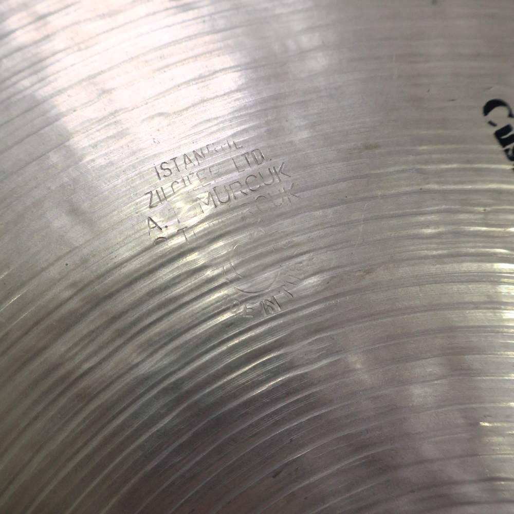 【中古】 ボトムハイハットシンバル 2枚セット イスタンブール istanbul AGOP Alchemy Rock Custom HihatBottom 13インチ シリアル番号画像2