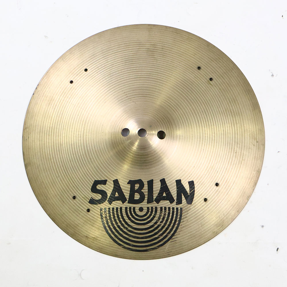 【中古】トップのみ ハイハットシンバル セイビアン SABIAN AA SIZZLE HATS BOTTOM 14インチ ボトムのみ