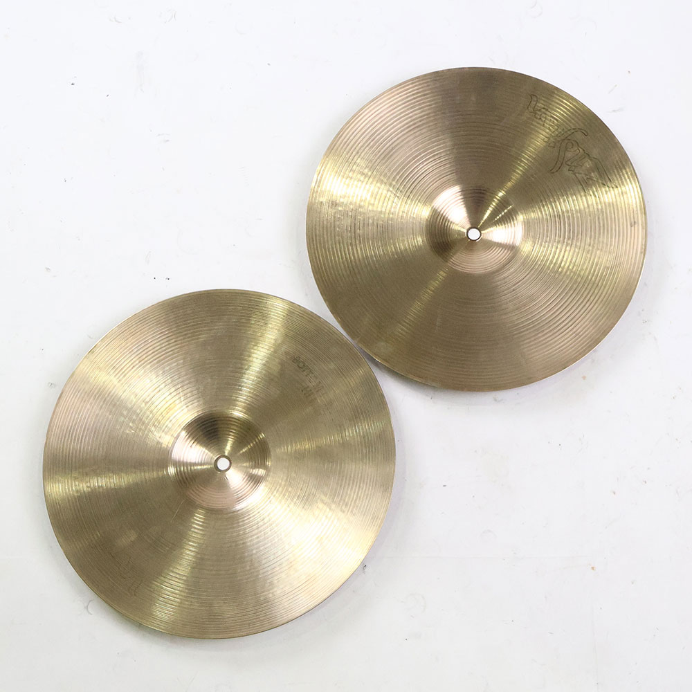 【中古】 ハイハットシンバル ペア ジルジャン ZILDJIAN A Zildjian NEW BEAT HIHAT Pair 14インチ ペア 70s〜80s ビンテージシンバル 裏面
