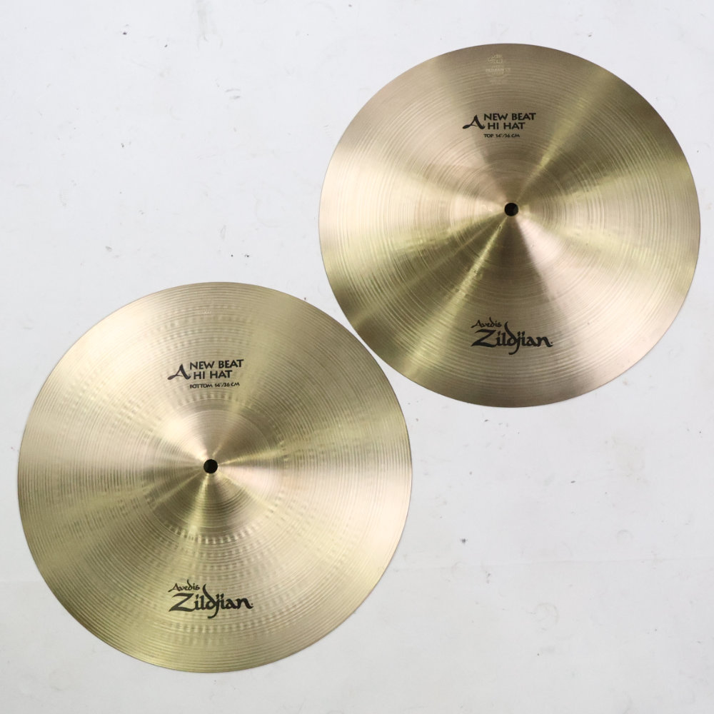 【中古】 ハイハットシンバル ペア ジルジャン ZILDJIAN A Zildjian NEW BEAT HIHAT Pair 14インチ