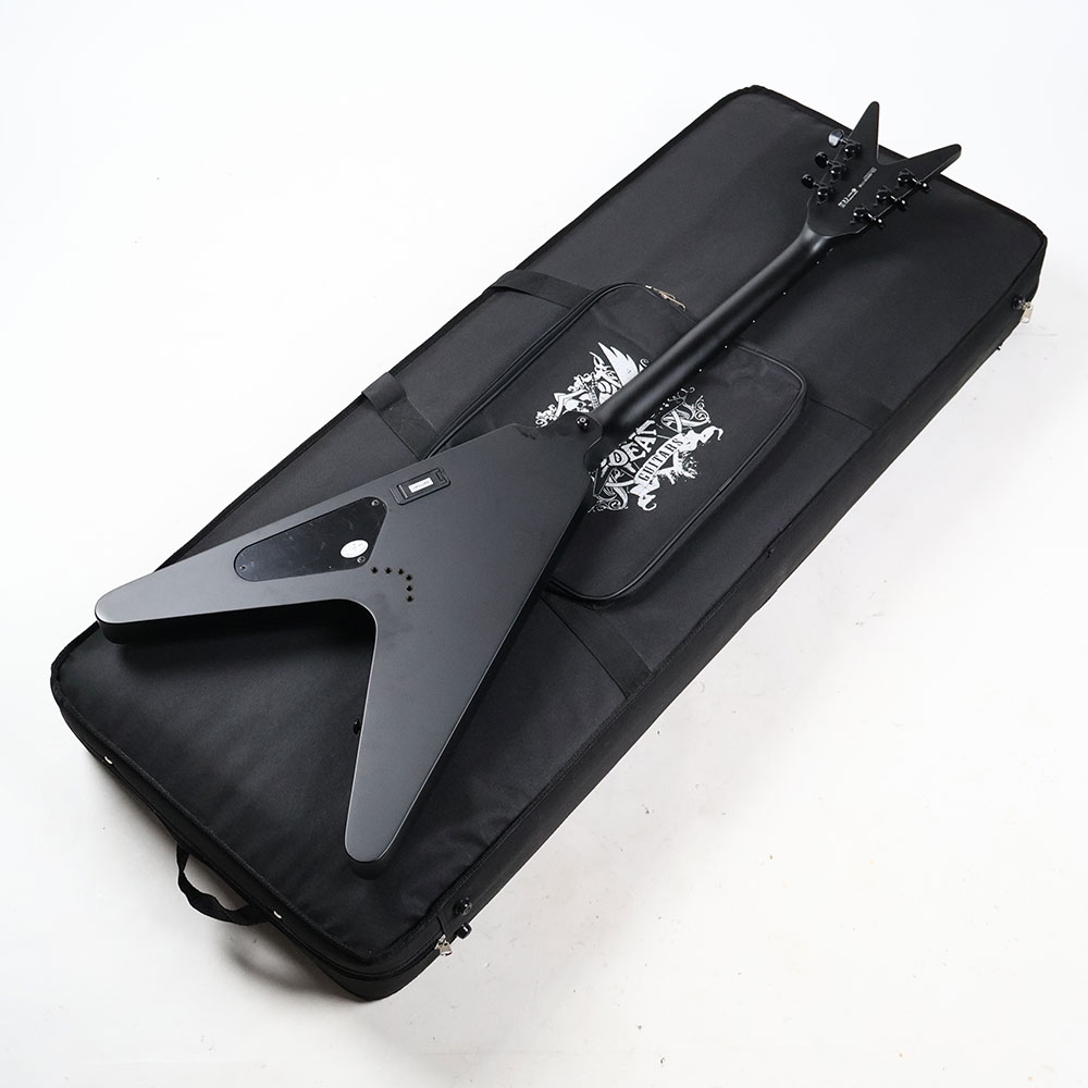 【中古】 エレキギター DEAN V Select Fluence Black Satin Fishman Fluence Modernピックアップ搭載 ディーン 背面