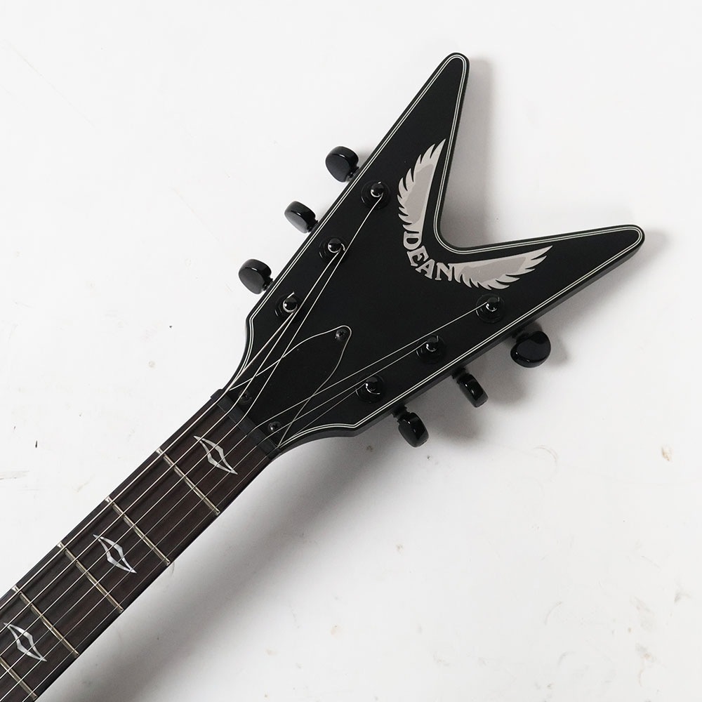 【中古】 エレキギター DEAN V Select Fluence Black Satin Fishman Fluence Modernピックアップ搭載 ディーン ヘッド
