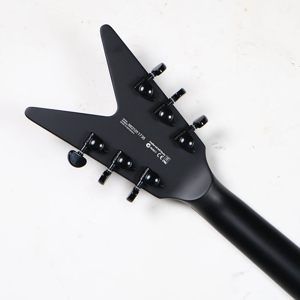 【中古】 エレキギター DEAN V Select Fluence Black Satin Fishman Fluence Modernピックアップ搭載 ディーン ヘッド