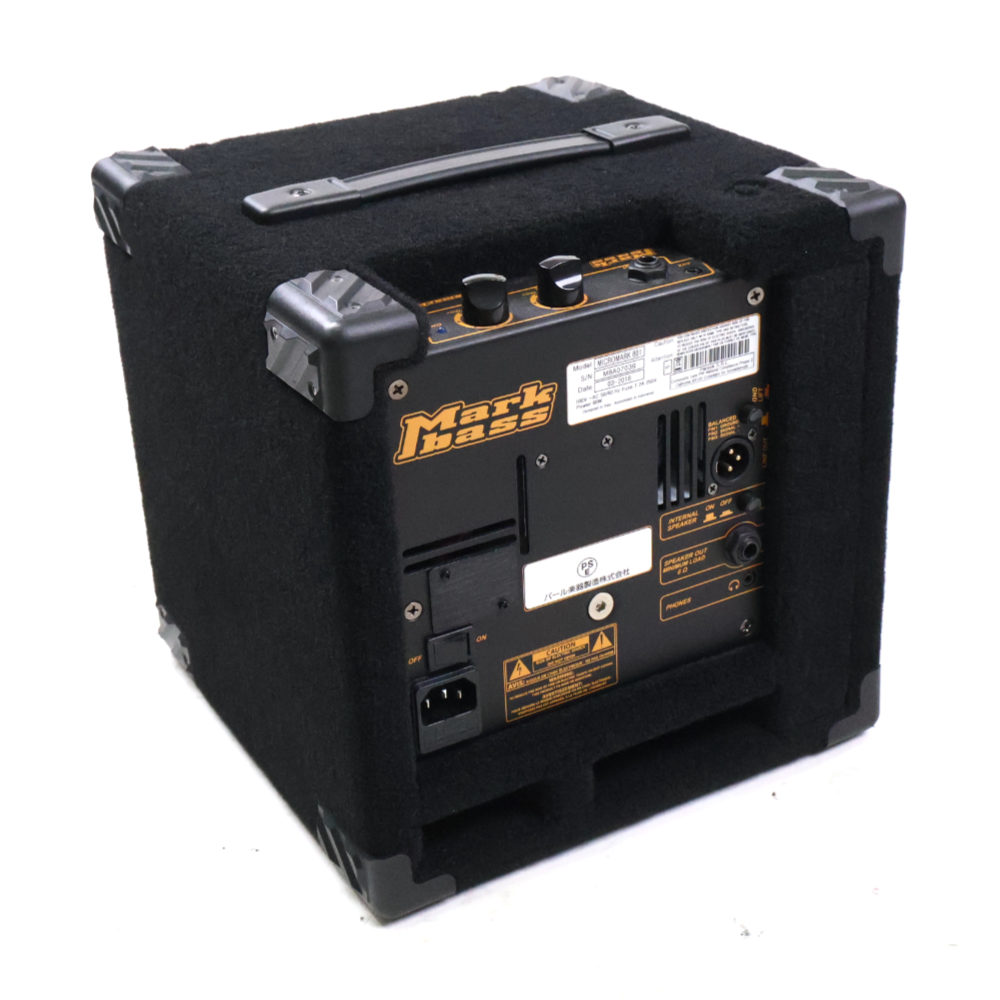 【中古】 ベースアンプ Markbass MICROMARK 801 ベースコンボアンプ マイクロマーク マークベース リア画像