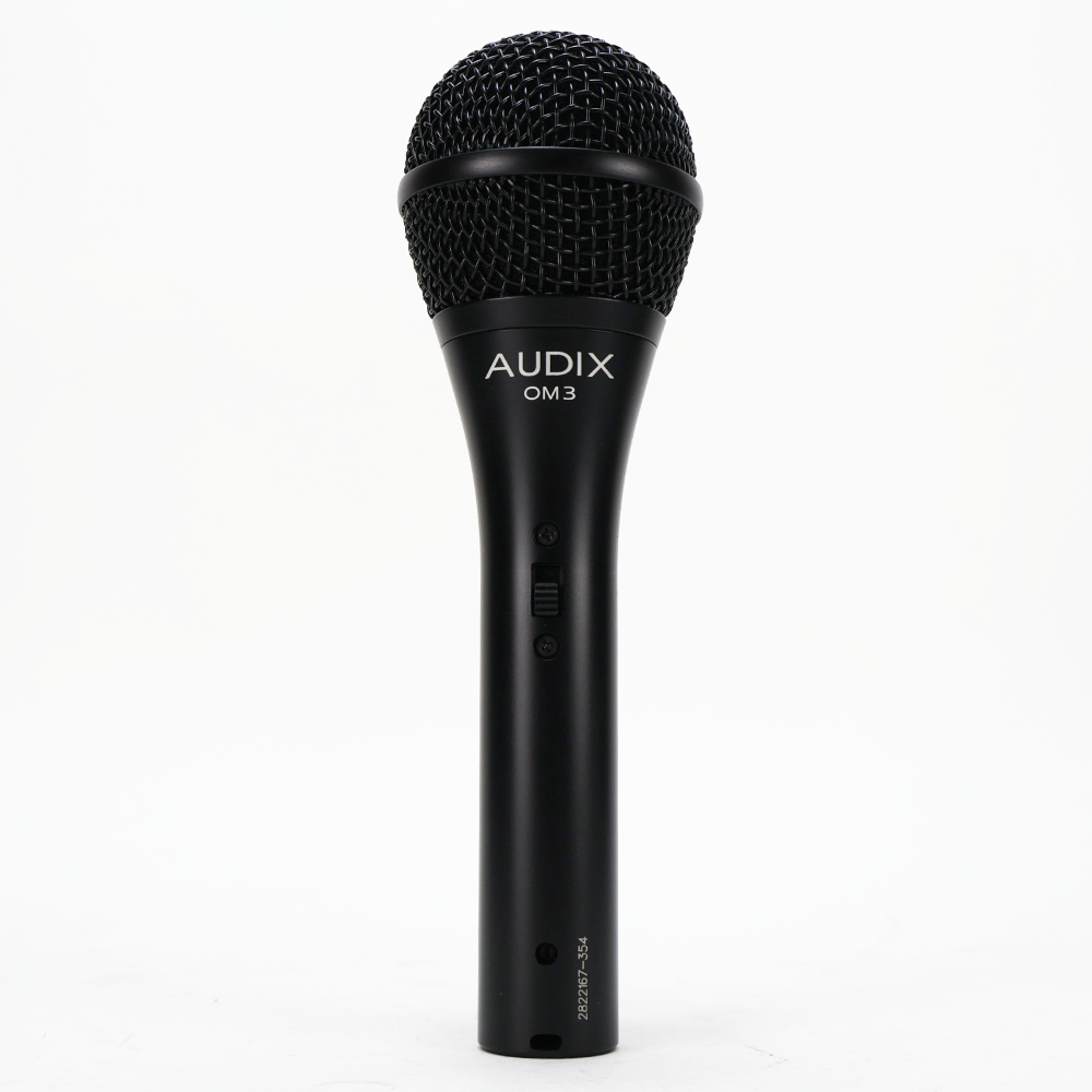 【中古】 AUDIX OM3S ボーカル用ダイナミックマイク On/Offスイッチ搭載 オーディックス 本体画像