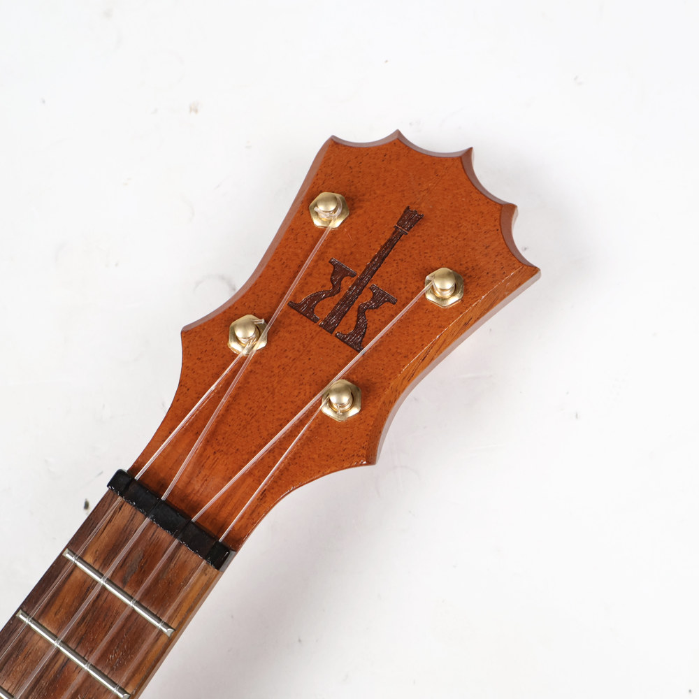 【中古】  ウクレレ ソプラノウクレレ Koaloha PineApple Ukulele Mahogany Neck KSM-01 2004年製 ギアペグへ交換あり コアロハ パイナップル型 マホガニーネック MADE IN HAWAII ハワイ製 ヘッド