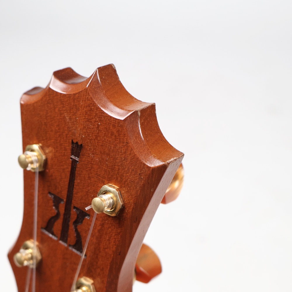 【中古】  ウクレレ ソプラノウクレレ Koaloha PineApple Ukulele Mahogany Neck KSM-01 2004年製 ギアペグへ交換あり コアロハ パイナップル型 マホガニーネック MADE IN HAWAII ハワイ製 塗装剥げ
