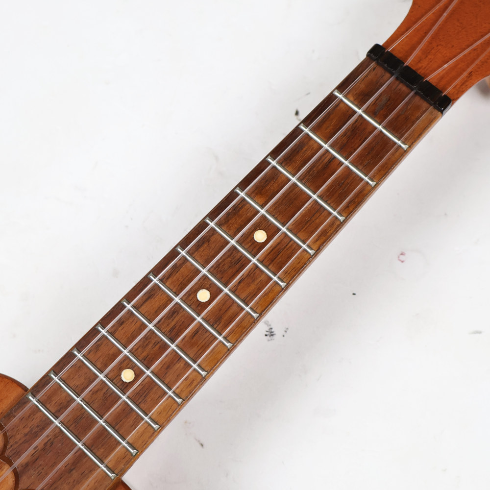 【中古】  ウクレレ ソプラノウクレレ Koaloha PineApple Ukulele Mahogany Neck KSM-01 2004年製 ギアペグへ交換あり コアロハ パイナップル型 マホガニーネック MADE IN HAWAII ハワイ製 指板