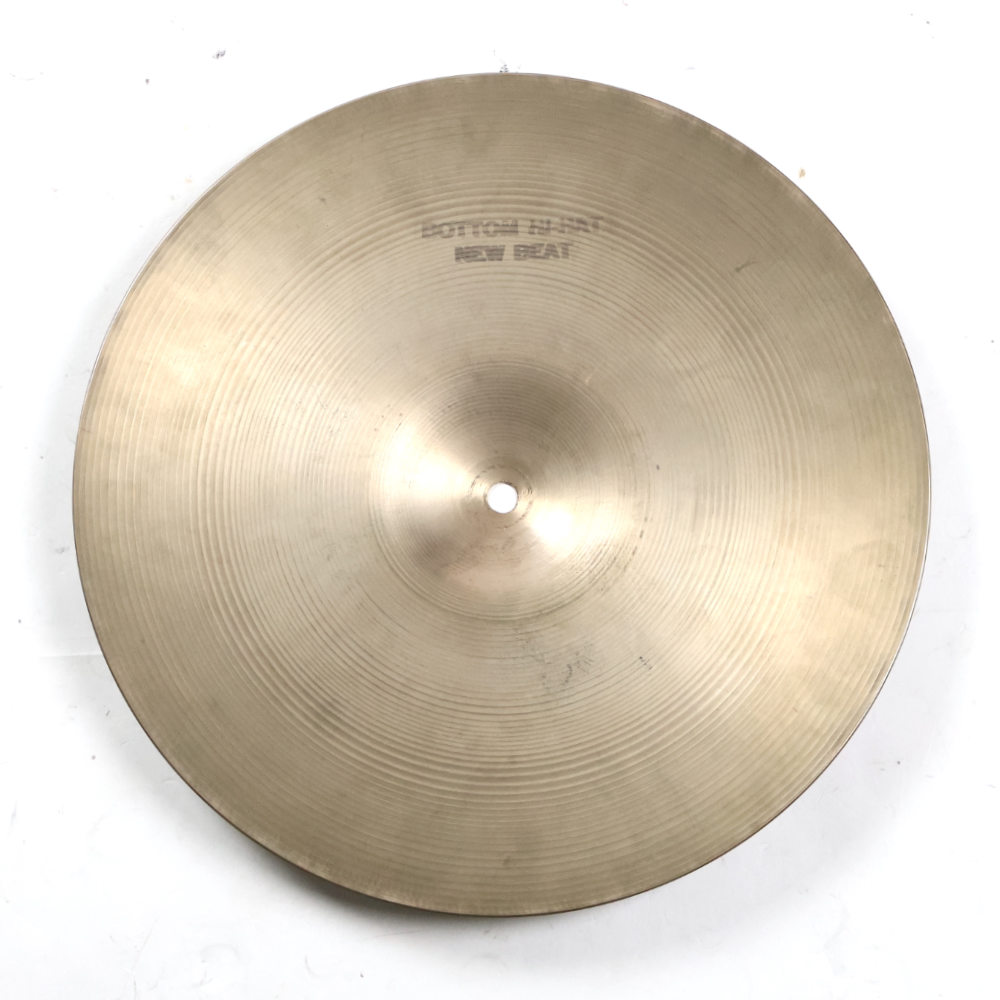 【中古】 ボトムのみ ハイハットシンバル ジルジャン ZILDJIAN A Zildjian NEW BEAT HIHAT BOTTOM 14インチ 裏面画像