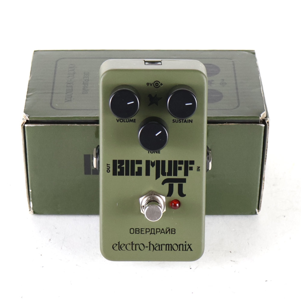 【中古】 ファズ ディストーション ELECTRO-HARMONIX Green Russian Big Muff ビッグマフ ギターエフェクター
