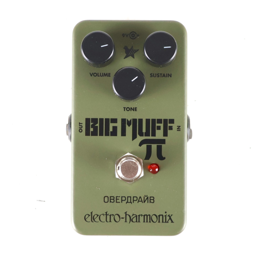 【中古】 ファズ ディストーション ELECTRO-HARMONIX Green Russian Big Muff ビッグマフ ギターエフェクター トップ画像