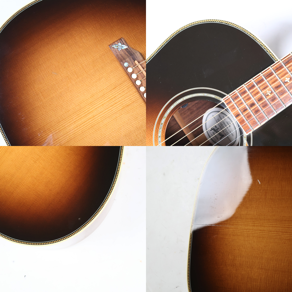 【中古】 アコスティックギター Gibson J-45 Custom Vintage Sunburst 2013年製 トップ割れ修正あり ギブソン J45カスタム ローズウッドバック＆サイド 傷
