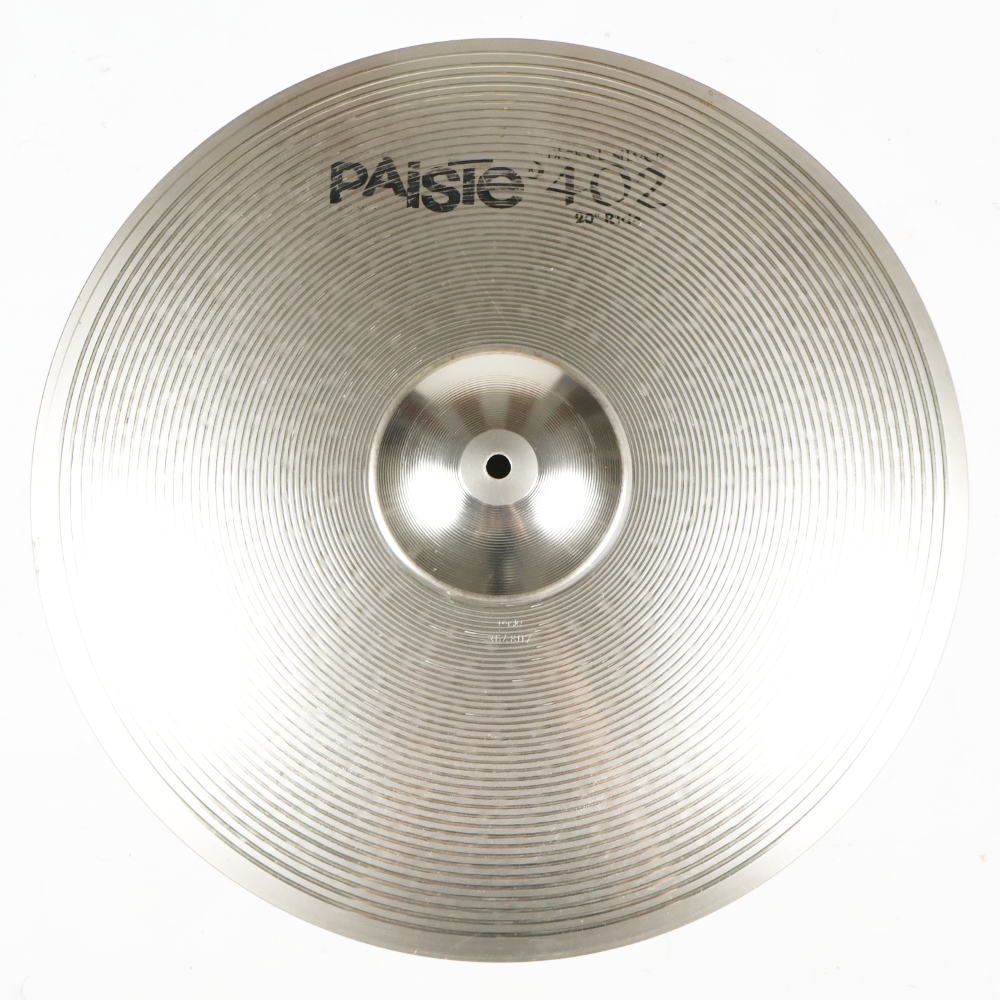 【中古】 ライドシンバル パイステ PAISTE nickel silver 402 Ride 20インチ