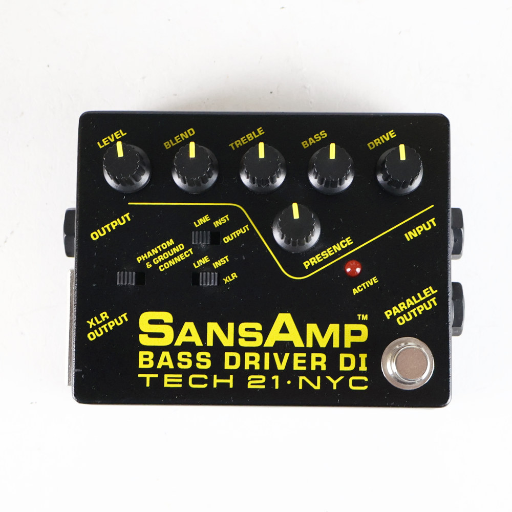 【中古】サンズアンプ ベースドライバーDI TECH21 SansAmp BASS DRIVER DI 旧仕様 ベース用DI プリアンプ
