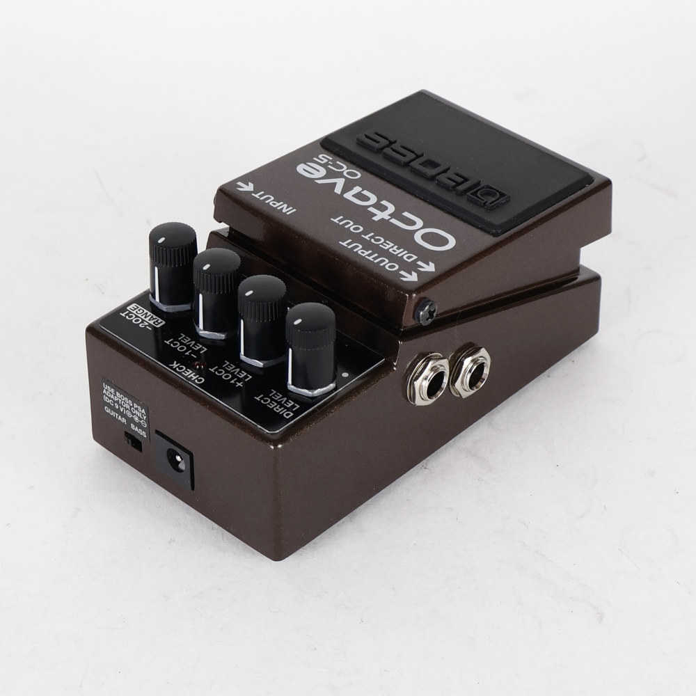 【中古】 オクターバー エフェクター BOSS OC-5 Octave ギターエフェクター オクターブ 側面