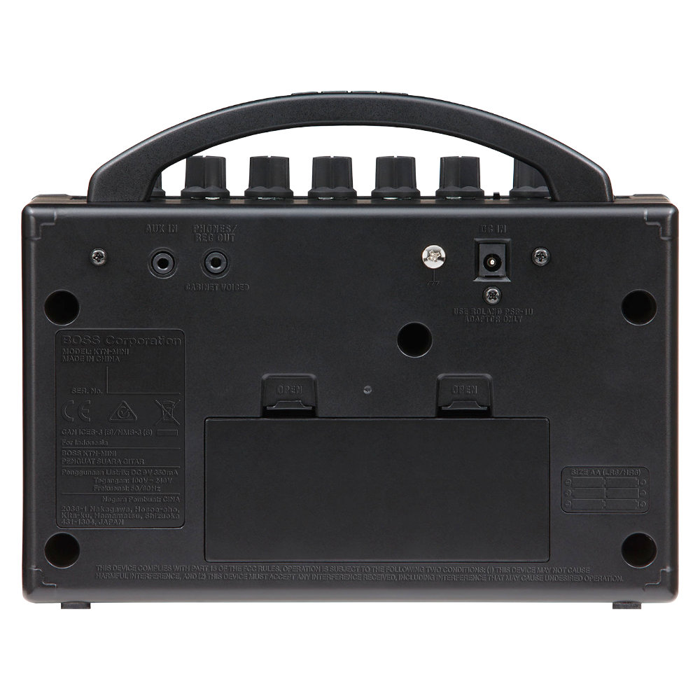 【訳あり】 BOSS KTN-MINI ギターアンプ KATANA AMP MINI カタナアンプミニ アウトレット 本体画像 裏