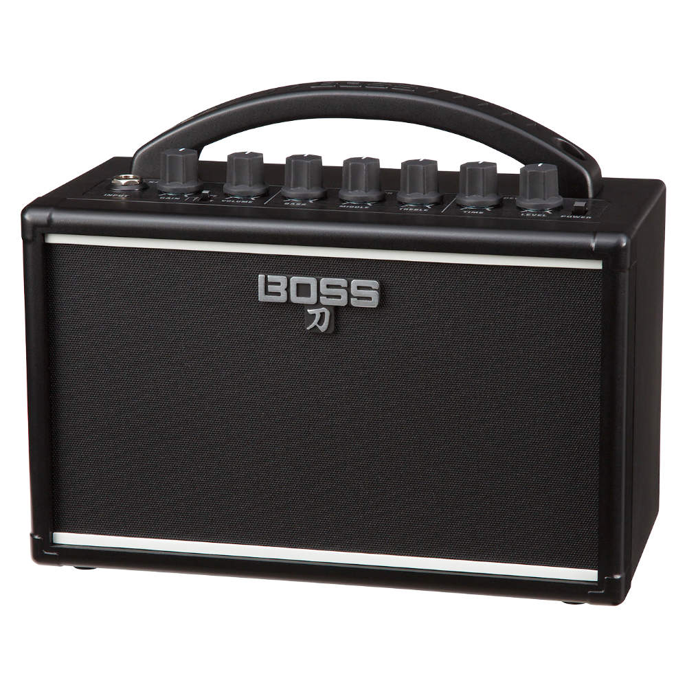 【訳あり】 BOSS KTN-MINI ギターアンプ KATANA AMP MINI カタナアンプミニ アウトレット 本体画像 斜め 