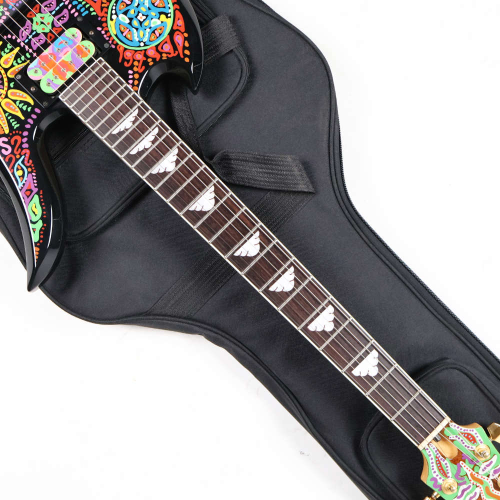 【中古】 エレキギター FERNANDES Burny MG-145X hideモデル サイケデリックペイント フェルナンデス バーニー ネック