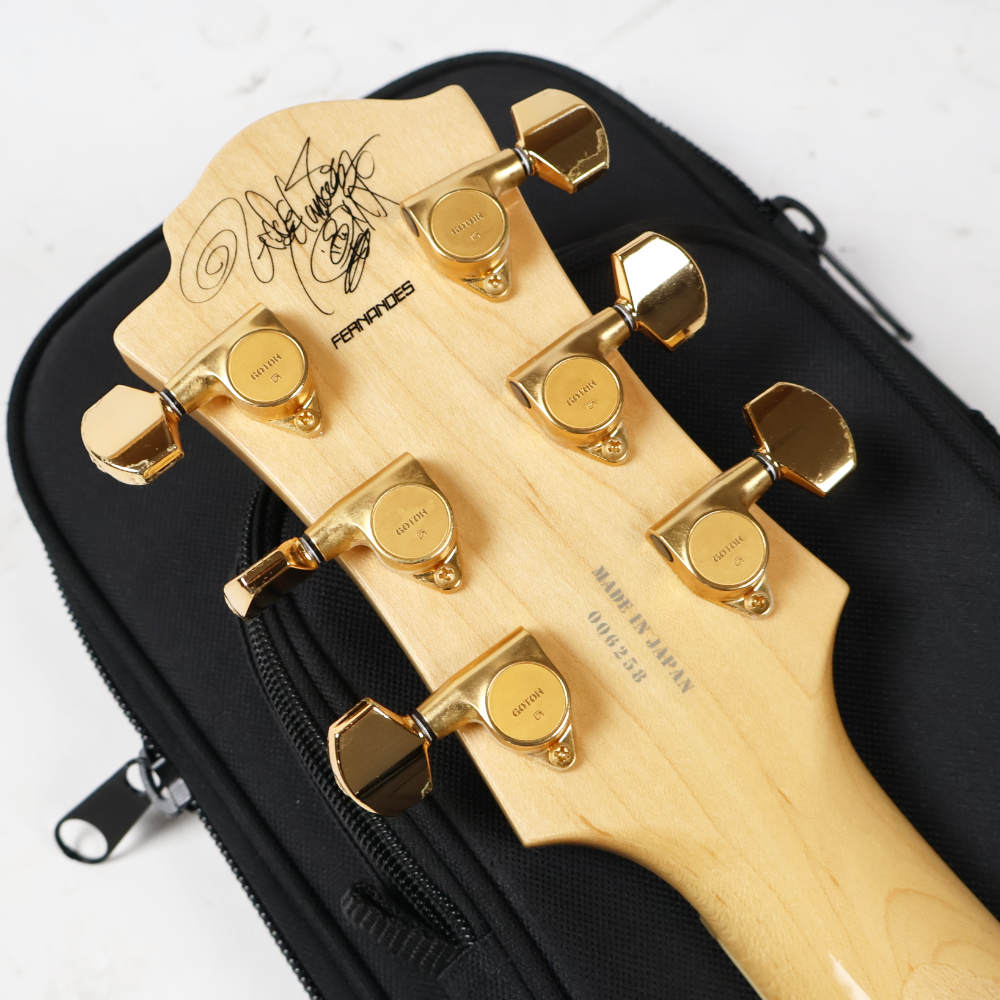 【中古】 エレキギター FERNANDES Burny MG-145X hideモデル サイケデリックペイント フェルナンデス バーニー ヘッド裏画像