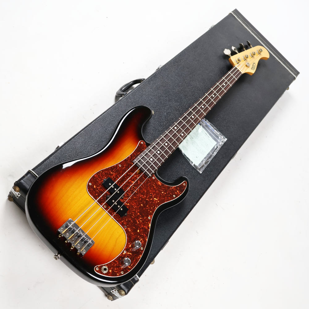 【中古】MOON PB-4 3トーンサンバースト 1995年製 ムーン PGM製 プレべ エレキベース