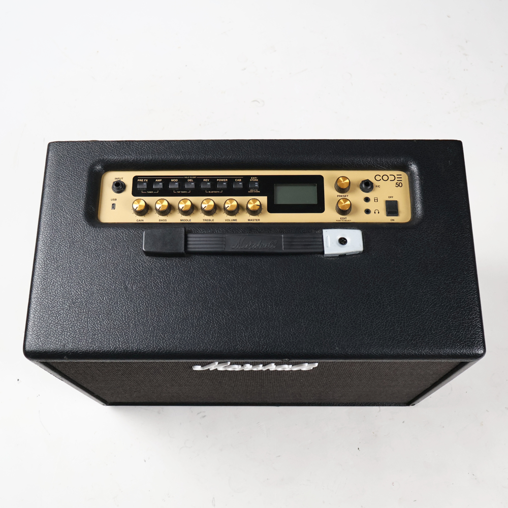 【中古】 MARSHALL CODE50 フルモデリングギターアンプ 取手