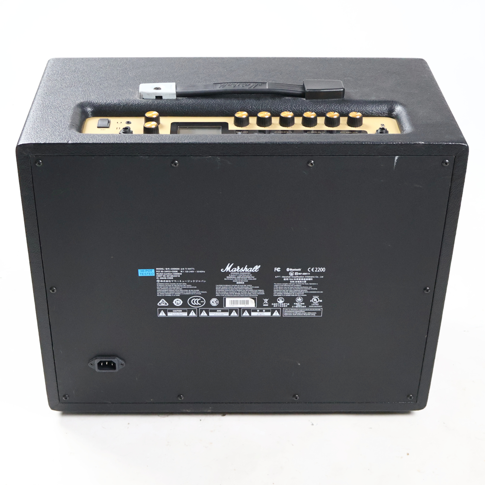 【中古】 MARSHALL CODE50 フルモデリングギターアンプ 背面