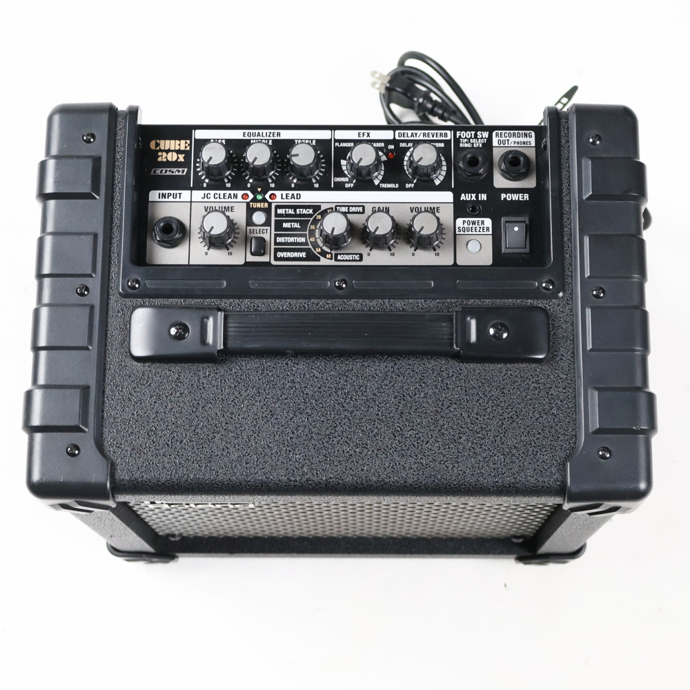 【中古】 ギターアンプ Roland CUBE-20X コントロール