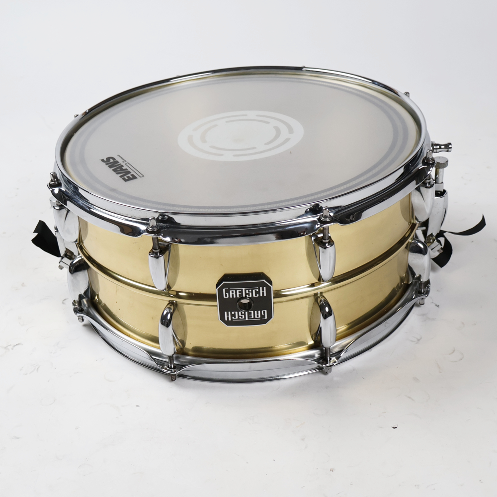 中古】 スネアドラム グレッチ GRETSCH S-6514GL-PBR 14x6.5 ブラス