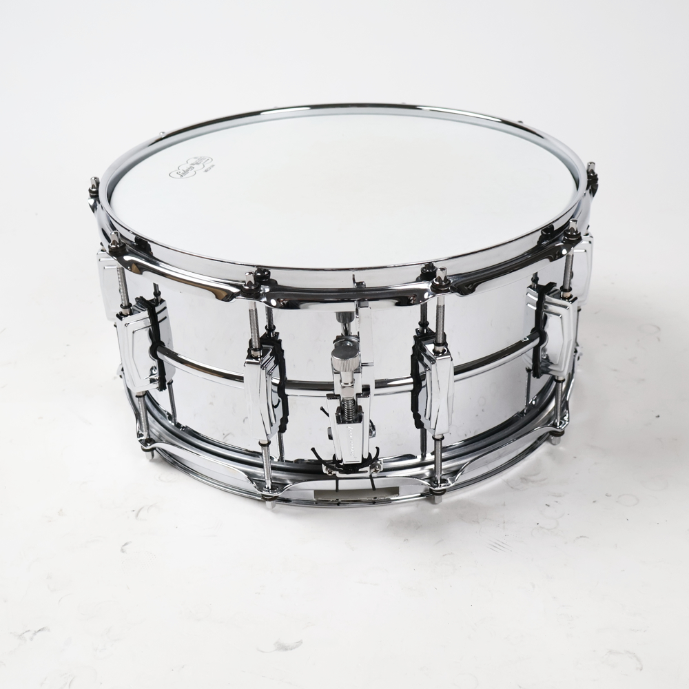 【中古】 スネアドラム ラディック Ludwig LM402 Supraphonic 14×6.5 スープラフォニック 側面