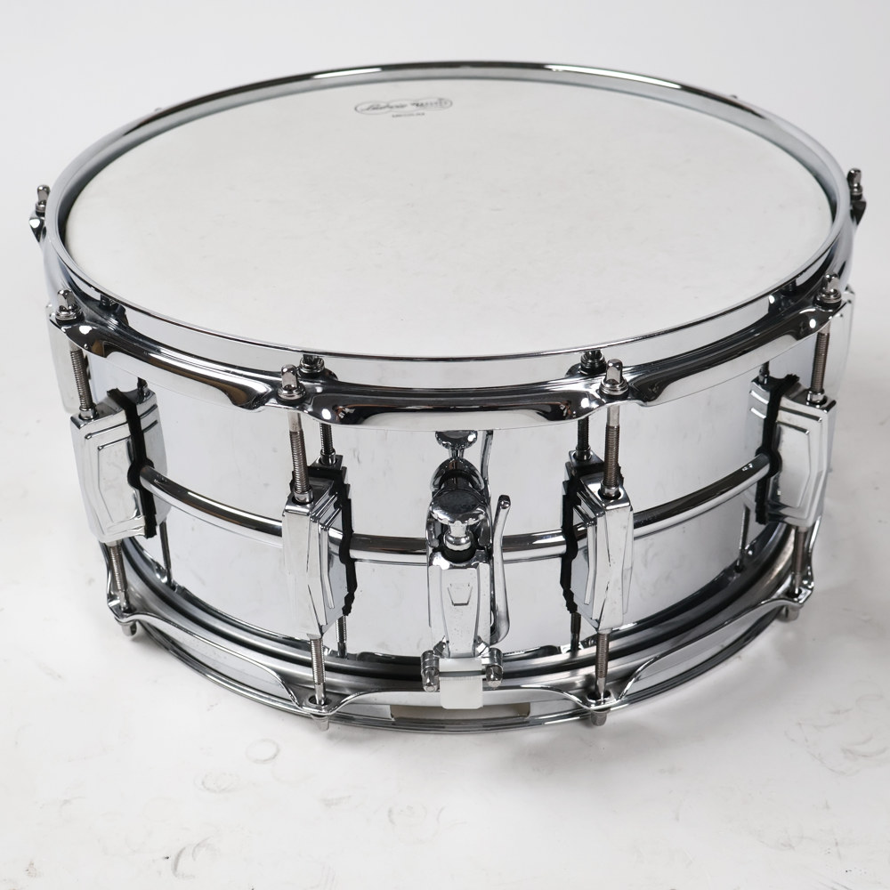 【中古】 スネアドラム ラディック Ludwig LM402 Supraphonic 14×6.5 スープラフォニック 側面
