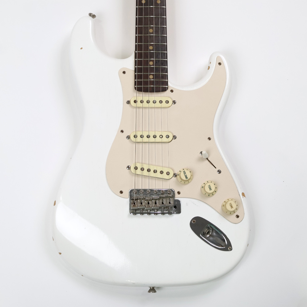 【中古】 エレキギター Van Zandt STV Rosewood FingerBoard White センターPU同タイプに交換済み ヴァンザント 詳細画像