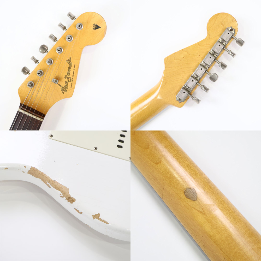 【中古】 エレキギター Van Zandt STV Rosewood FingerBoard White センターPU同タイプに交換済み ヴァンザント 詳細画像