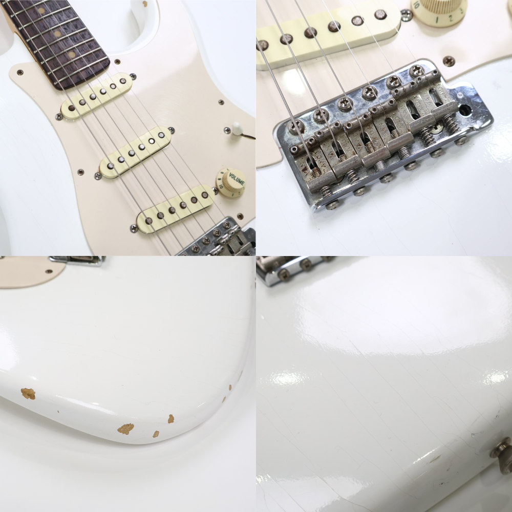 【中古】 エレキギター Van Zandt STV Rosewood FingerBoard White センターPU同タイプに交換済み ヴァンザント 詳細画像