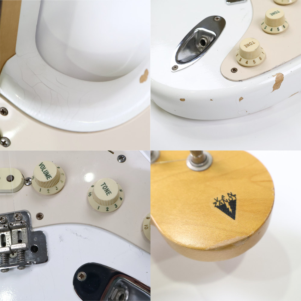 【中古】 エレキギター Van Zandt STV Rosewood FingerBoard White センターPU同タイプに交換済み ヴァンザント 詳細画像