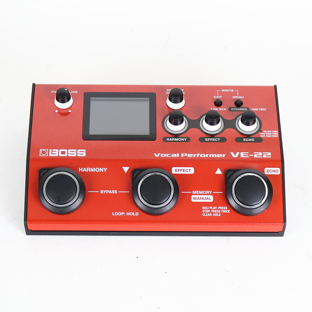 【中古】 BOSS ボス VE-22 Vocal Performer ボーカルエフェクター 正面