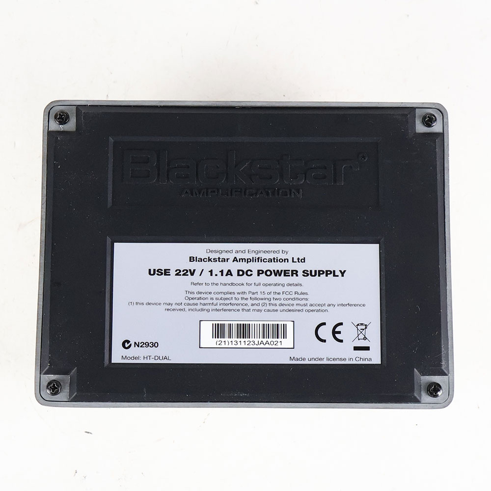 【中古】 ディストーション BLACKSTAR HT-DUAL DS-2 裏面