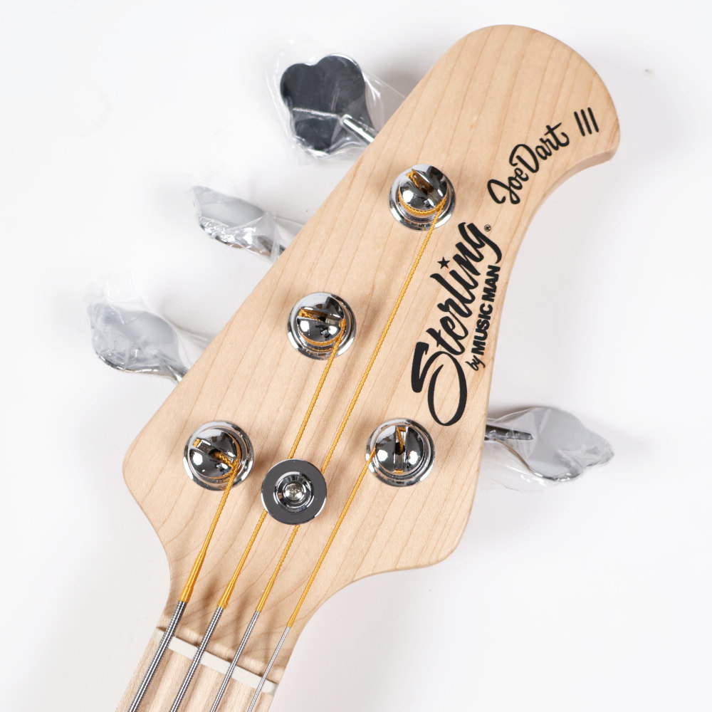 【訳あり】Sterling By Musicman DART3-25-SBK-M1-WB Joe Dart Signature model Factory Second品 ショートスケール ジョー・ダートモデル ヘッド画像