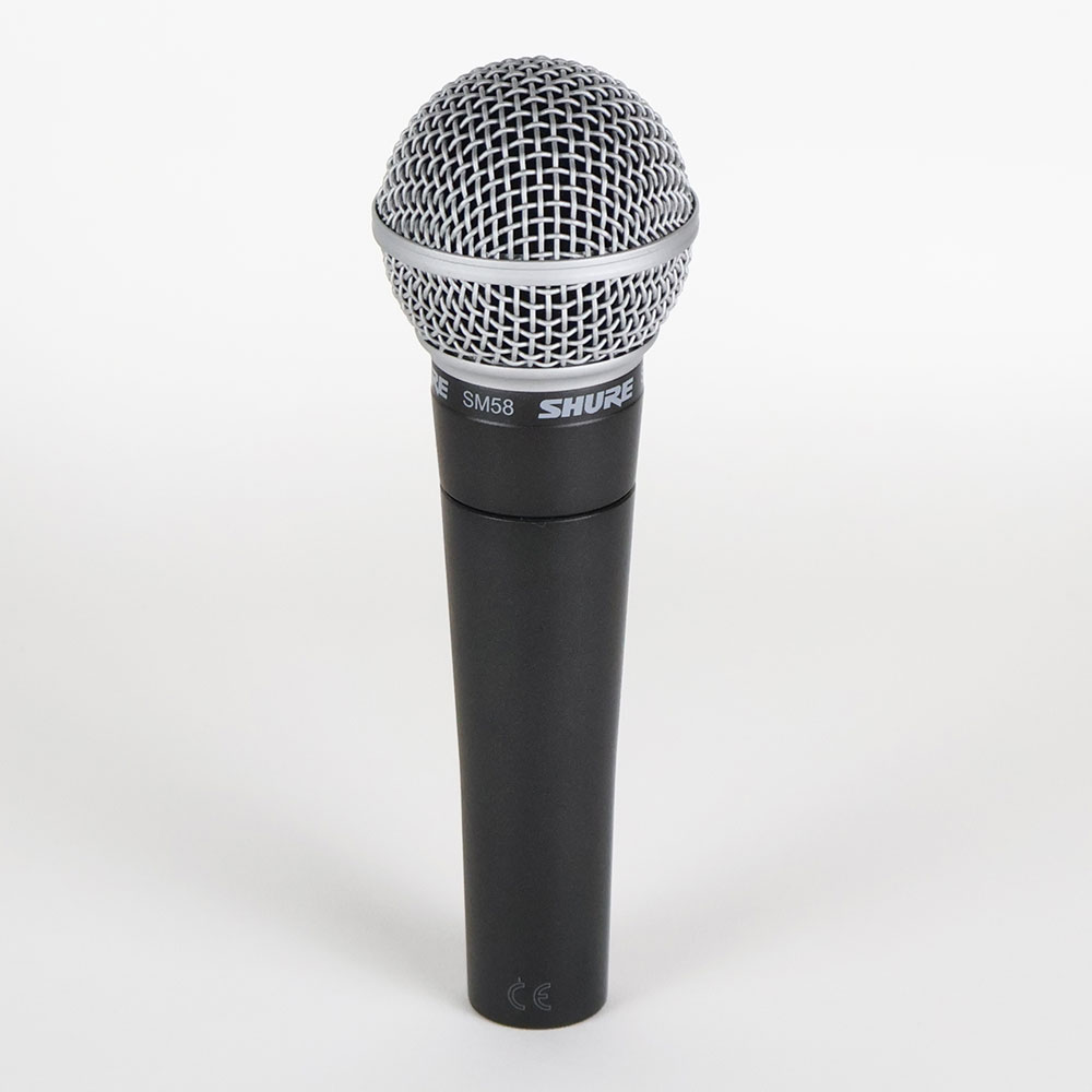 【中古】 マイク ダイナミックマイク SHURE SM58SE スイッチ付き シュアー 58 ゴッパ シュア 背面