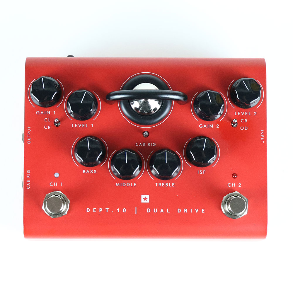 【中古】 BLACKSTAR DEPT.10 DUAL DRIVE 真空管オーバードライブ ギターエフェクター 正面