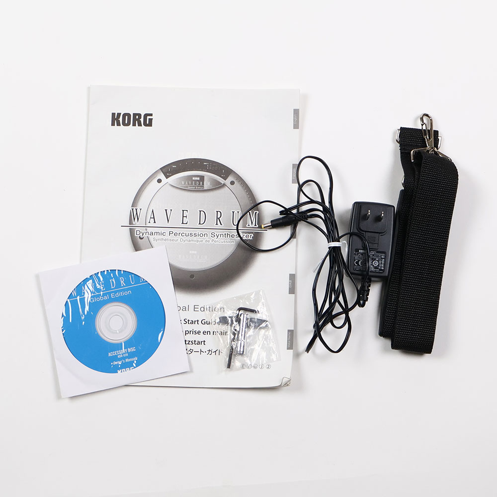 【中古】 KORG WAVEDRUM Global Edition WD-X-GLB ケース付き コルグ ウェーブドラム グローバルエディション 付属品