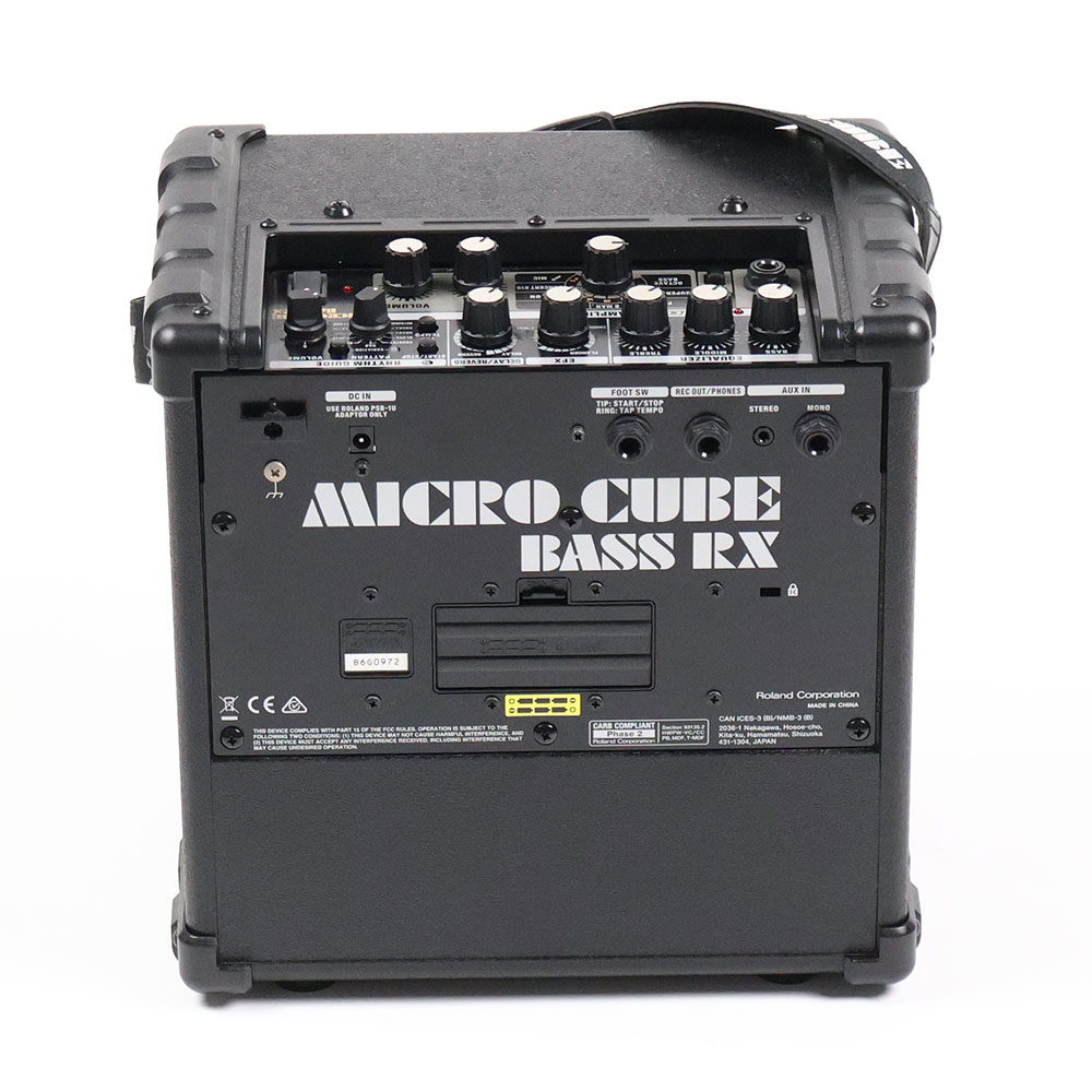 【中古】 ローランド ベースアンプ ROLAND MICRO CUBE BASS RX マイクロキューブベースRX 背面